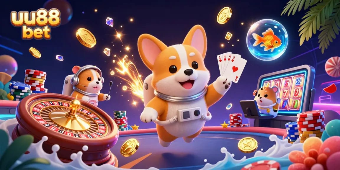 Play exciting games at uu88 bet and win big while experiencing the thrill of floating coins and vibrant casino elements.