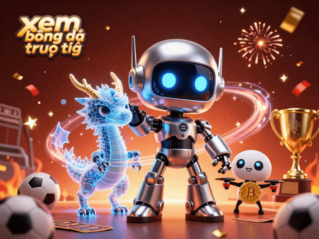 xem bóng đá trực tiếp with thrilling sports betting moments and vibrant characters in a dynamic scene