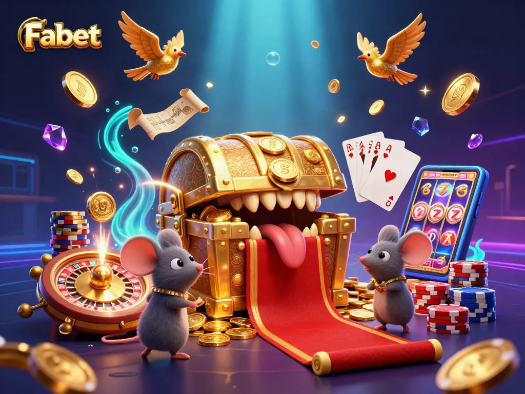 Fabet offers a vibrant casino experience with treasure chests and winning dynamics.