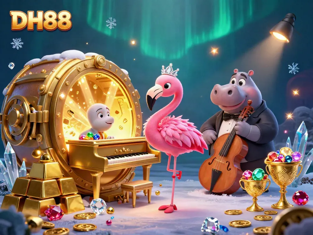 Experience the thrilling atmosphere of DH88 with vibrant characters and dynamic casino elements.