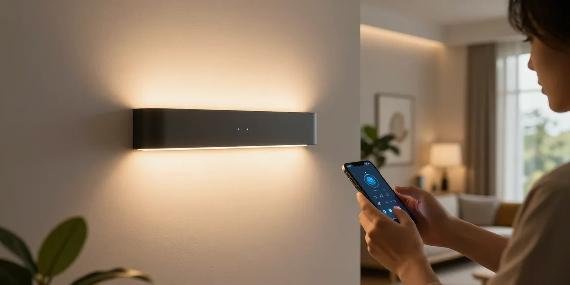 Îmbunătățirea iluminatului cu Aplica LED moderne în interior cald și primitor.