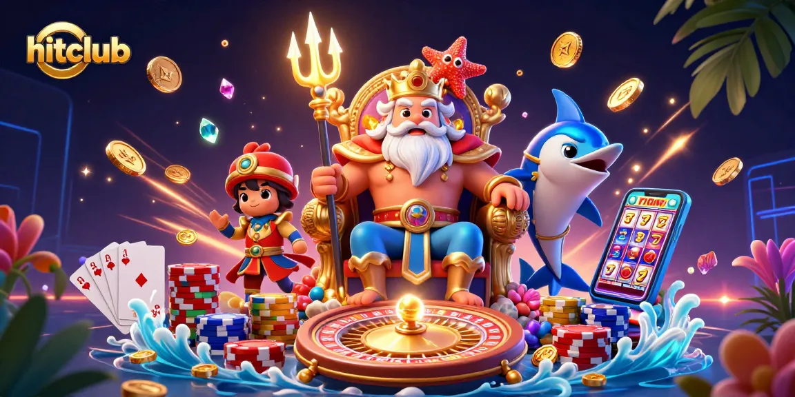 Experience thrilling wins at hitclub with vibrant casino games and lively characters.